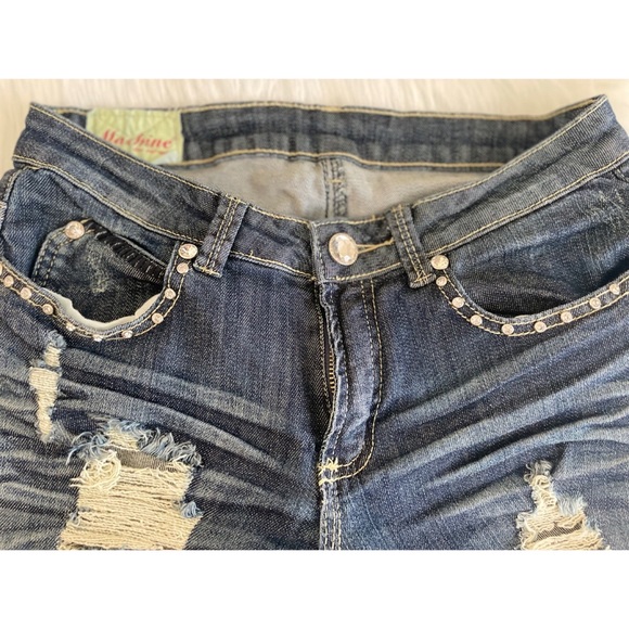 Machine Pour Neuf Mode distressed denim jeans - Picture 4 of 9